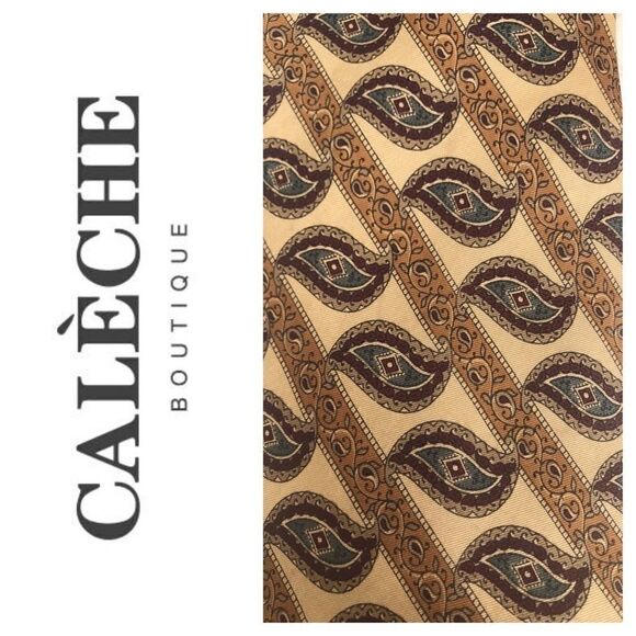 Caleche 100% Silk Tie  - Picture 1 of 6